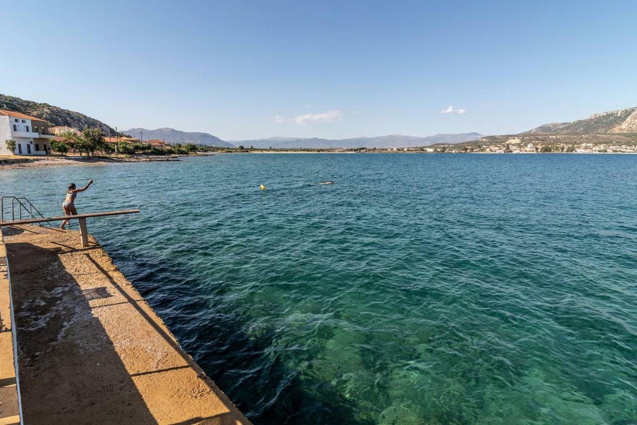 Seaview Flat Steps To The Beach Karavostasi  Екстер'єр фото