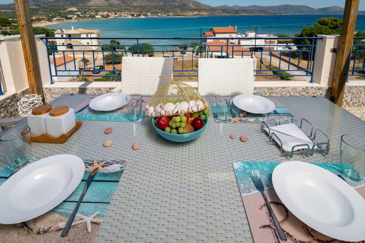 Seaview Flat Steps To The Beach Karavostasi  Екстер'єр фото